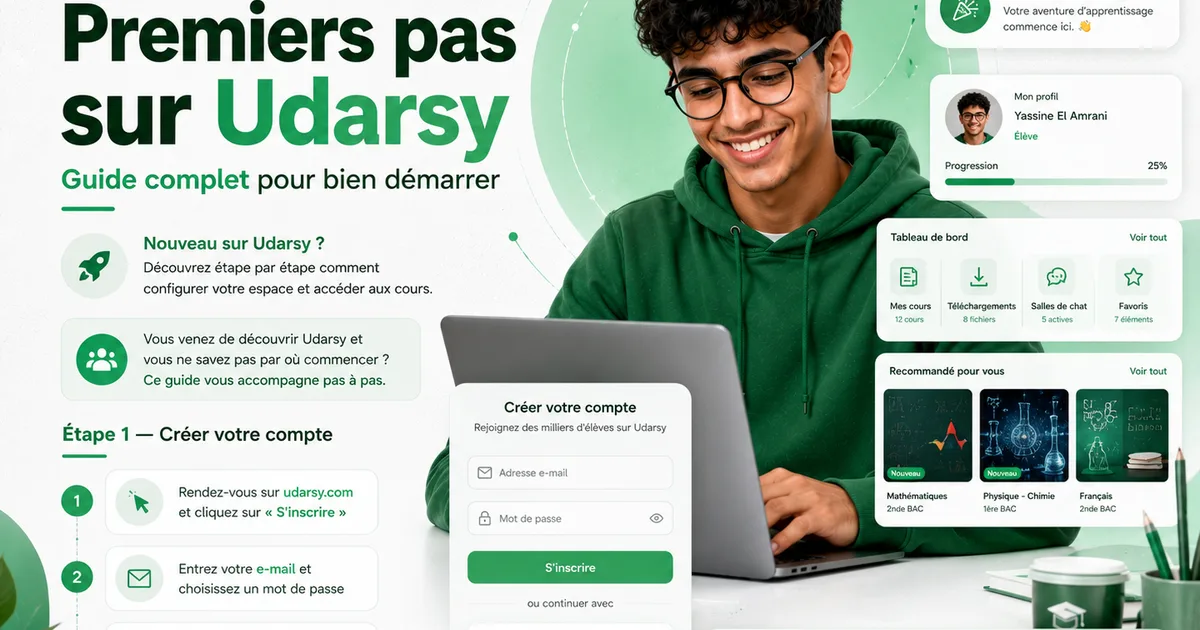 Premiers pas sur Udarsy — Guide complet pour bien démarrer